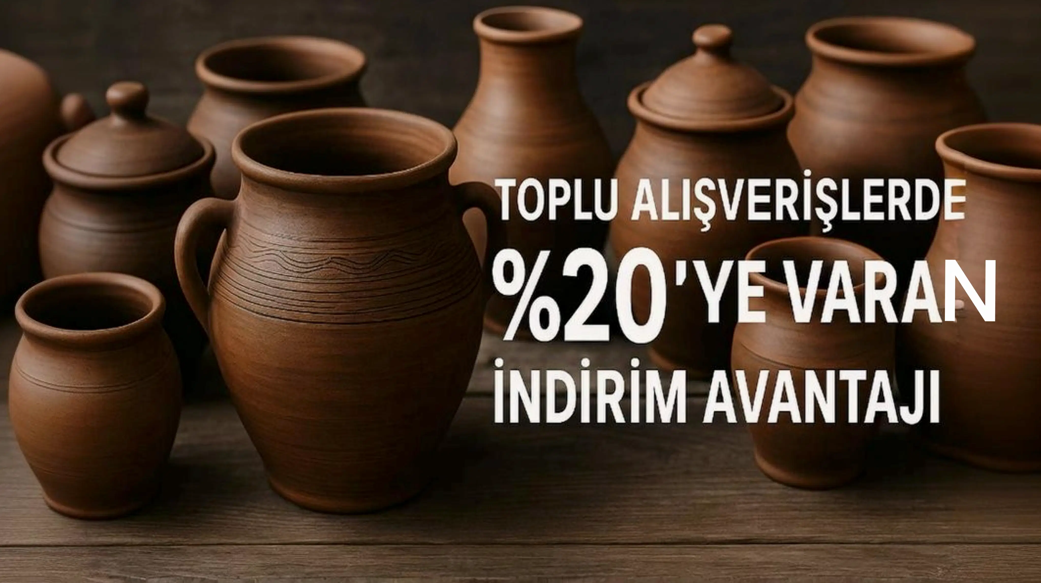 toplu alımlarda %20 indirim