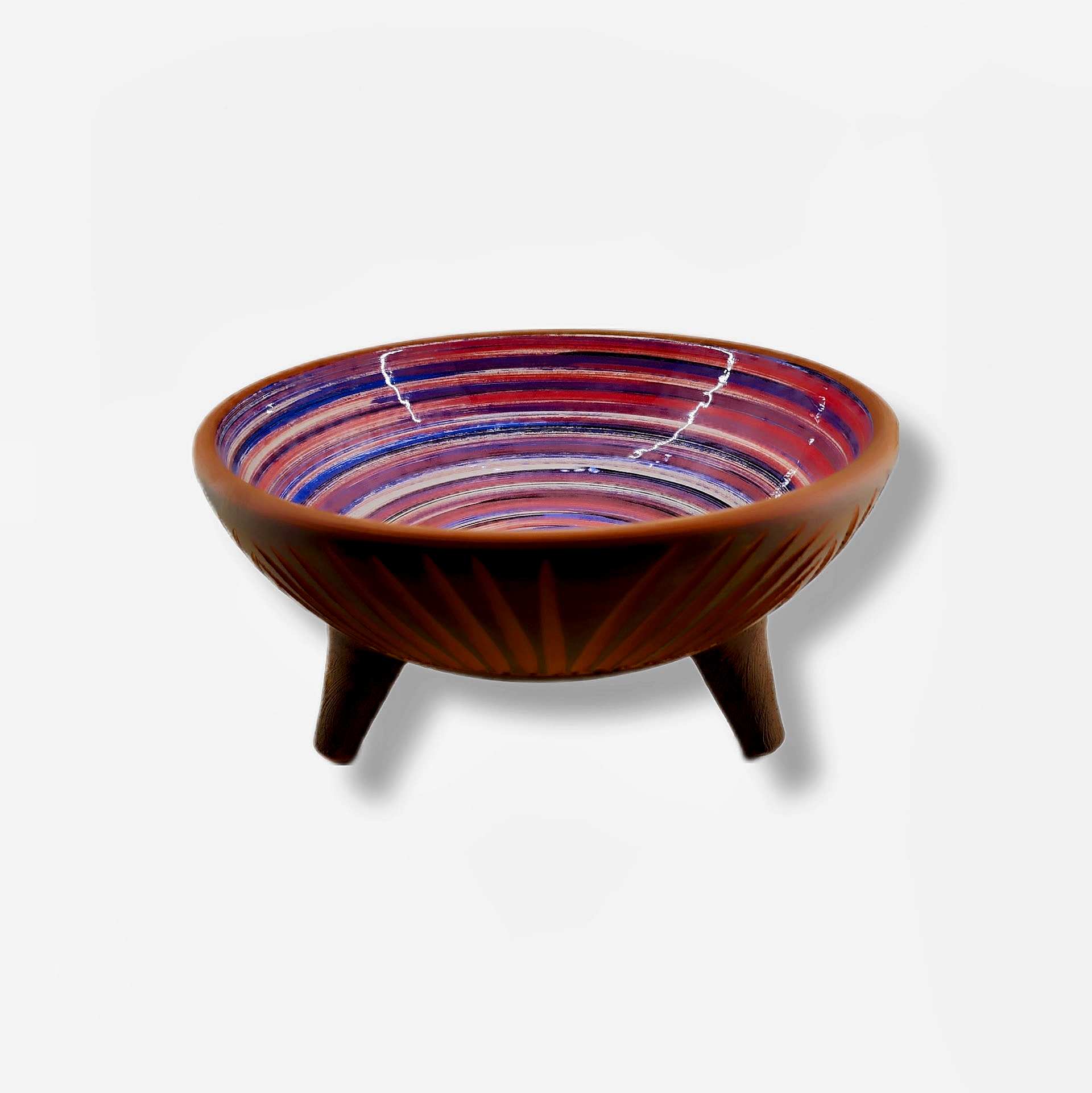 COLORLİNE AYAKLI DEKORATİF KASE(20CM)