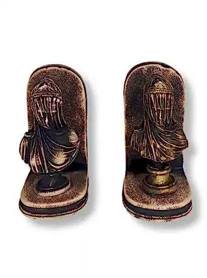 MİTOLOJİK FİGÜRLÜ DEKORATİF KİTAPLIK