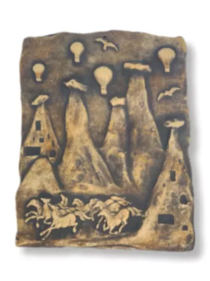 PERİBACASI FİGÜRLÜ RÖLYEF PANO