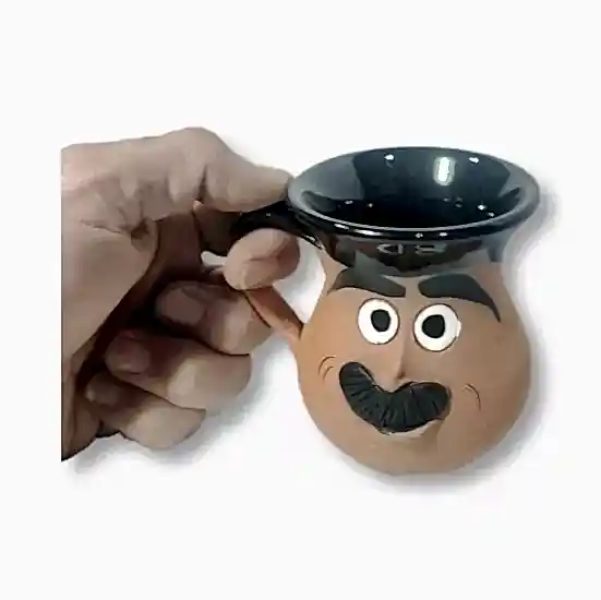 EMOJILI TOPRAK KUPA BARDAK