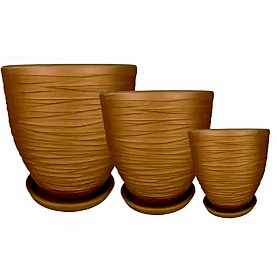 TOPRAK SAKSI ÇİZİMLİ NATUREL 3 LÜ SET