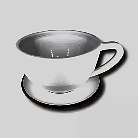 FİNCAN ŞEKİLLİ SIRLI SAKSI