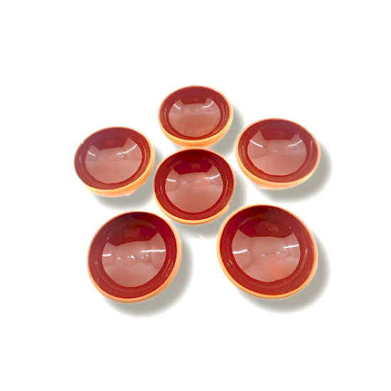 toprak sırlı 10cm kase 6 lı takım