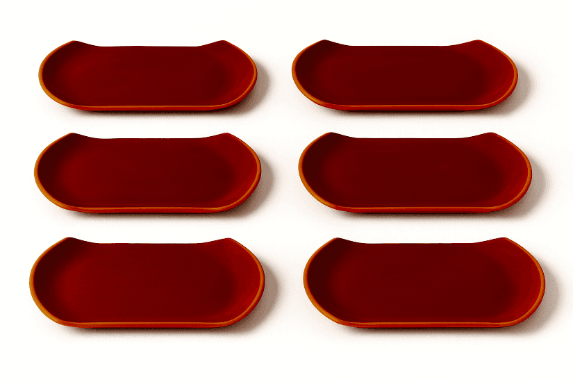 toprak kesik sunum tabak